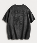 BLACK SUEDE T-SHIRT