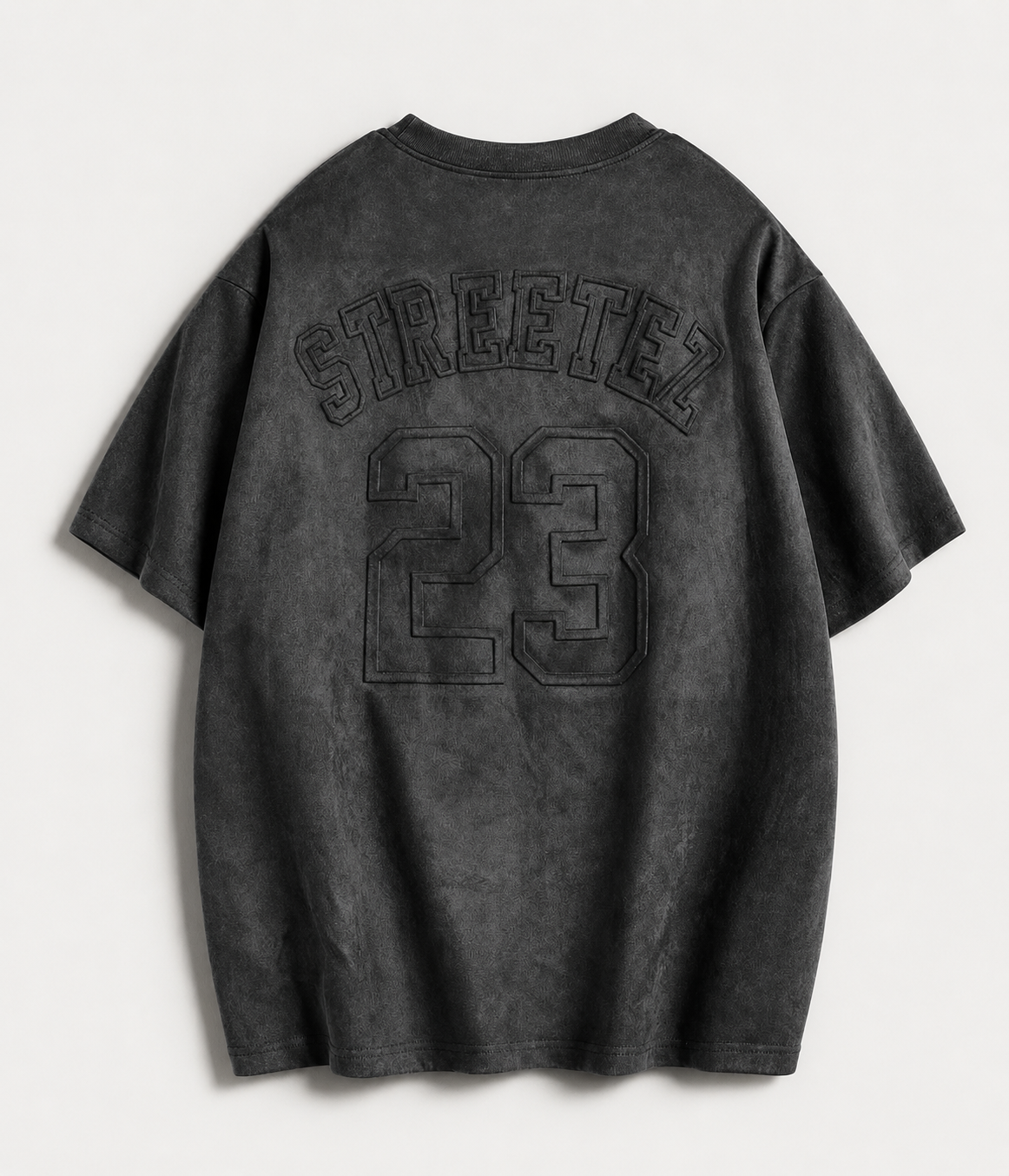 BLACK SUEDE T-SHIRT